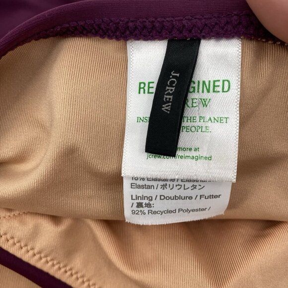 J.Crew Size 6 Halter Wrap Swim Dress in Iris Purple Plum BC122 - Picture 10 of 14